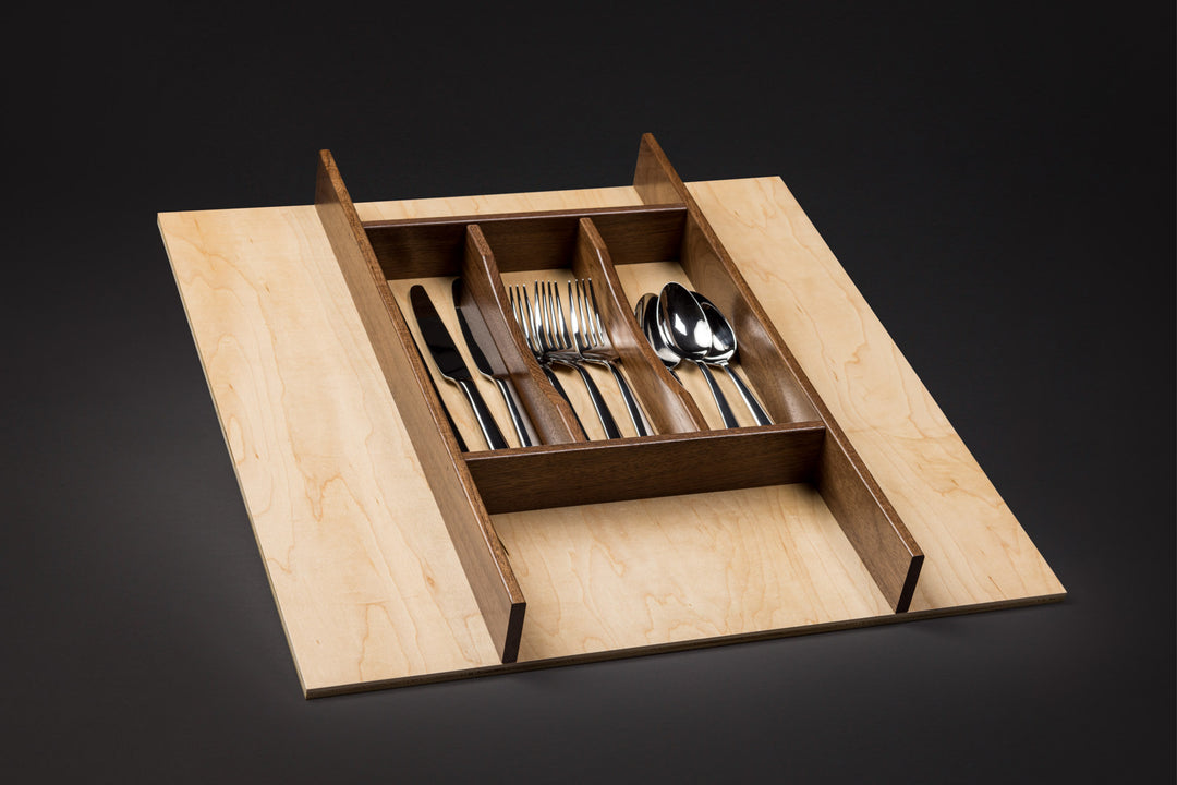 Century Components 20" Walnut Creek Series Silverware Tray Insert For 20 1/2" Cabinet Opening (WCCKF20PF)