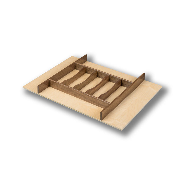 26" Walnut Creek Series Silverware Tray Insert in maple and walnut