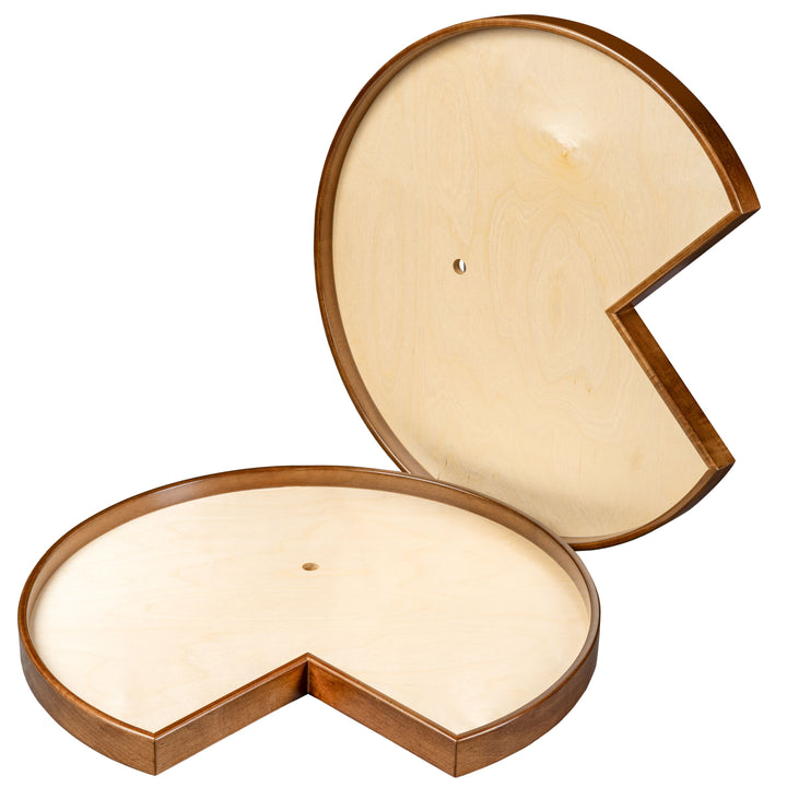Century Components Walnut Creek Magnum Series Lazy Susan - Two 32" Pie Cut Shelves - Hardware Included (WCCMAG32PCPF)