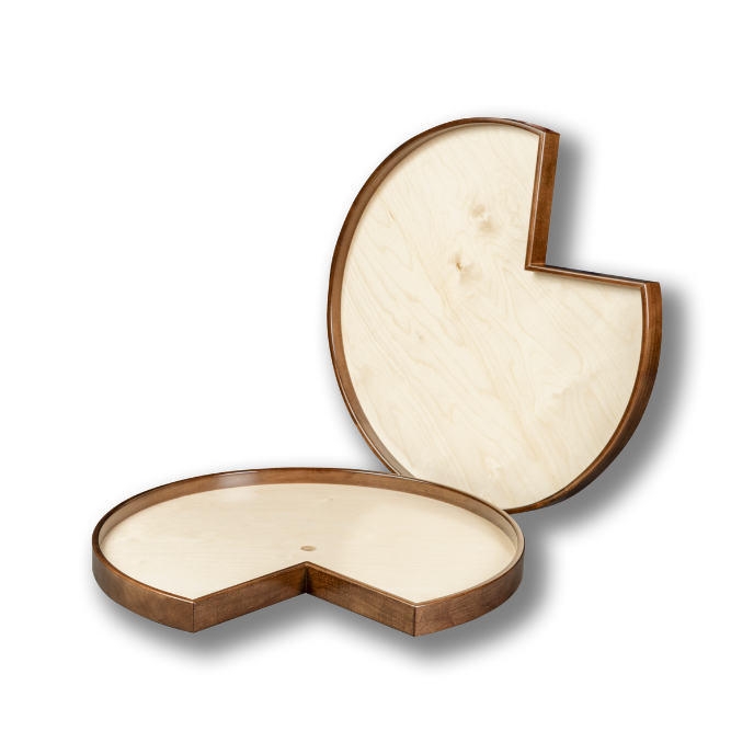 Century Components Walnut Creek Signature Pro Series Lazy Susan - Two 32" Pie Cut Shelves - Hardware Sold Separately (WCCSIGSHO32PCPF-PRO)