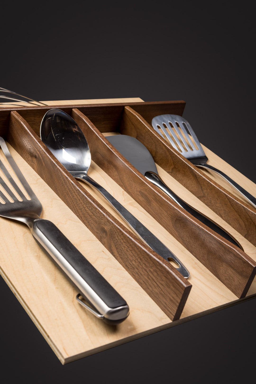 Century Components 18" Walnut Creek Series Utensil Tray Insert For 18 1/2" Cabinet Opening (WCCUT18PF)