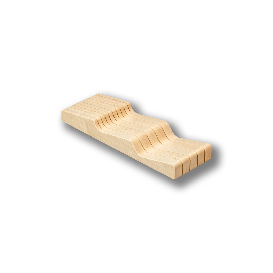 5 1/2" The Wave Knife Block, studio view 4