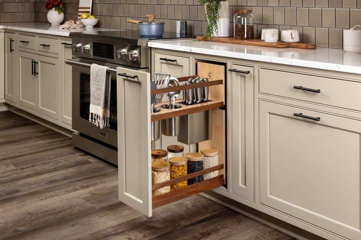 Century Components 9" Walnut Creek Series Pull-Out Canister Organizer For 9" Cabinet Opening (WCCCAN85PF)