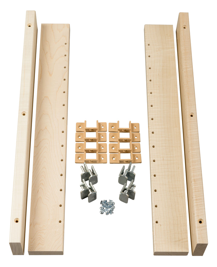 Century Components Signature Series X-Bracket Base Cabinet Kit - 2 1/2" W x 21" H (SIGXB150W)