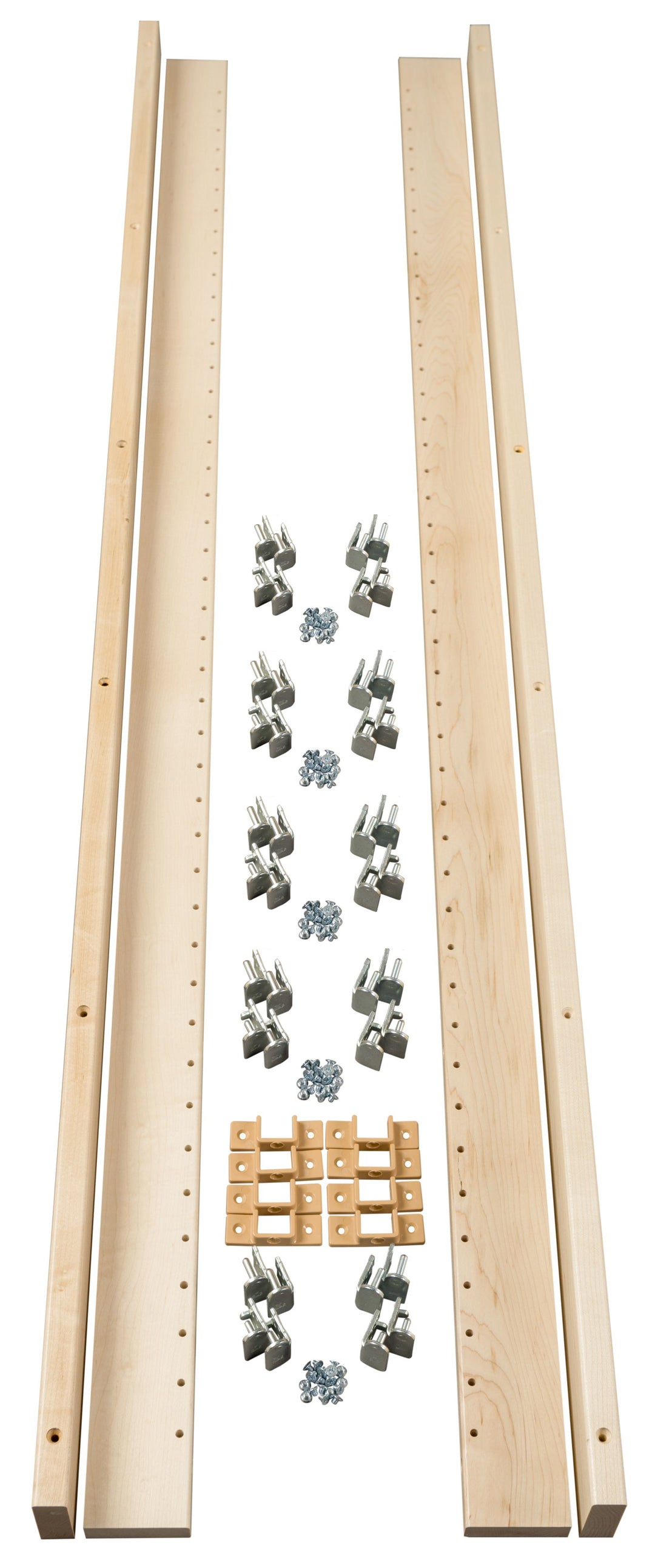 Century Components Edge Series X-Bracket Pantry Cabinet Kit - 2 1/2" W x 59" H (EDGXB550W)