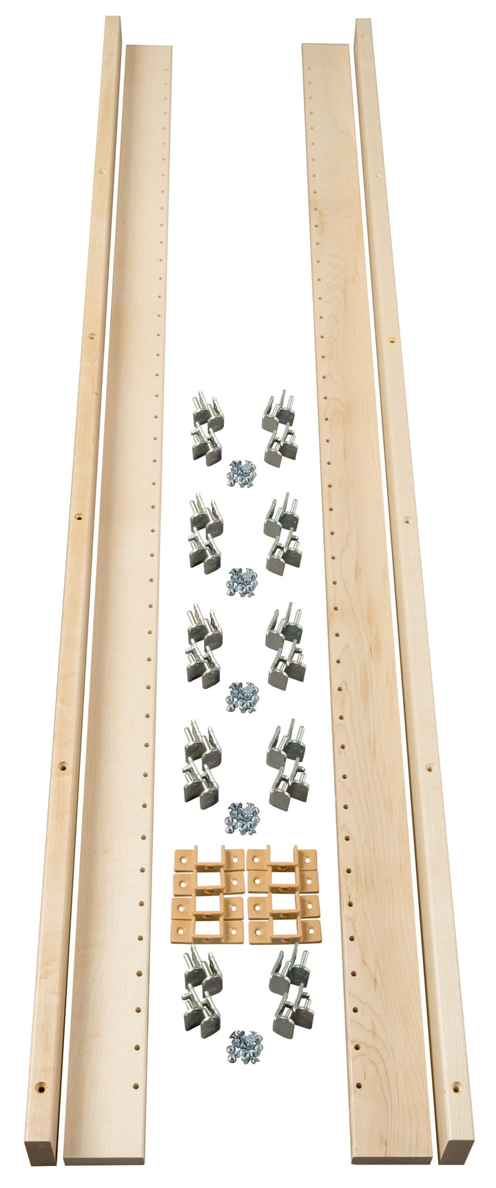 Century Components Edge Series X-Bracket Pantry Cabinet Kit - 2 1/2" W x 59" H (EDGXB550W)