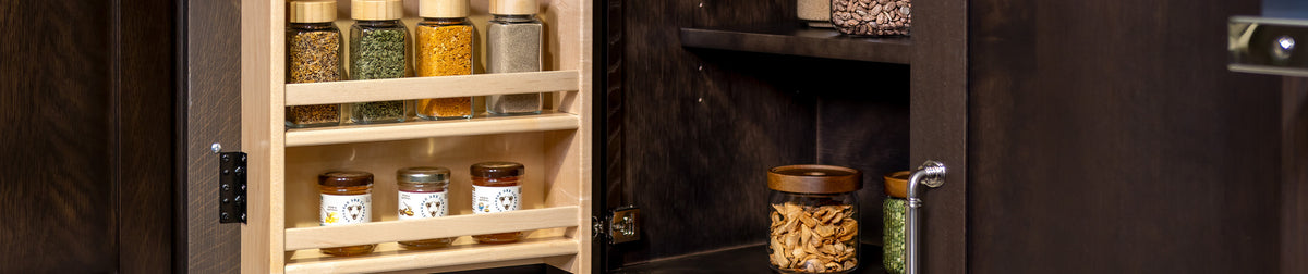 Door Mounted Spice Racks - Century Made Shop