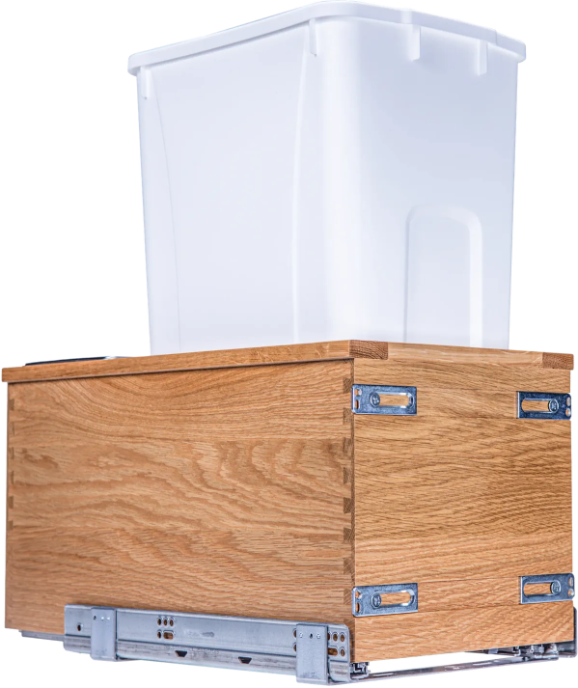 Century Components 20-1/2" Alina Series Single 50-Quart Bottom Mount Waste Container (ALIBM200-50PF)