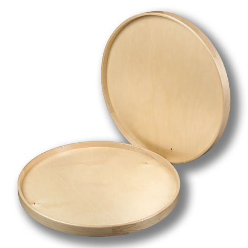 Century Components Two 28" Full Round Shelves - Hardware Sold Separately (SHO28FRPF)
