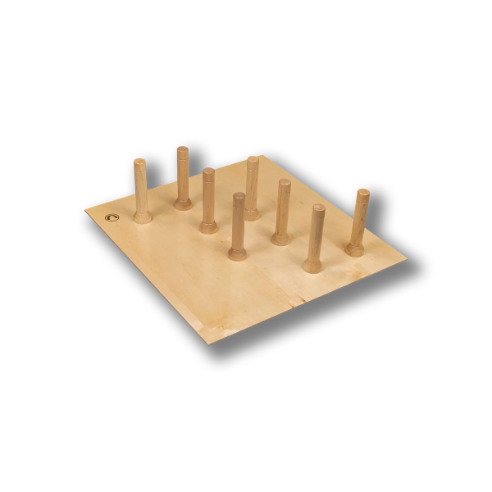 Century Components 21" MagnaBase Deep Drawer Organizer For 21" Cabinet Opening, 8 Maple Pegs (MAGBASE21PF)