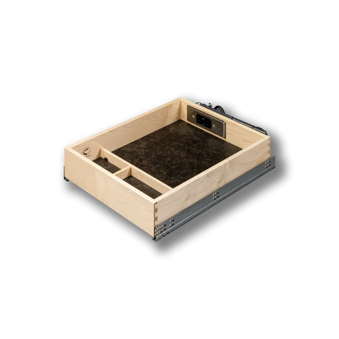 Century Components 16-1/2" Frameless Galaxy Charging Drawer AC/USB-A - For 17" Cabinet Opening (GALMPCS160PF)