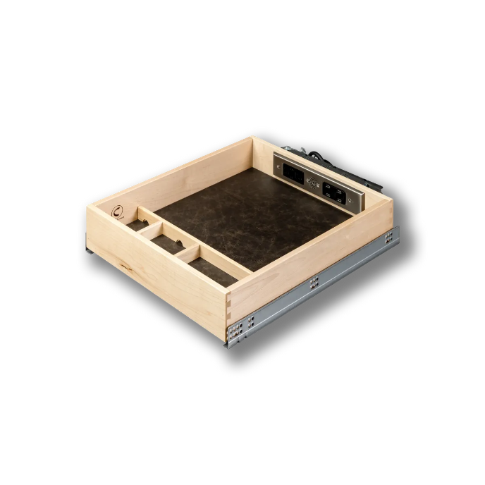 Century Components 18" Face Frame Galaxy Charging Drawer AC/USB-A/USB-C - For 18 1/2" Cabinet Opening (GALMPCS175PF)