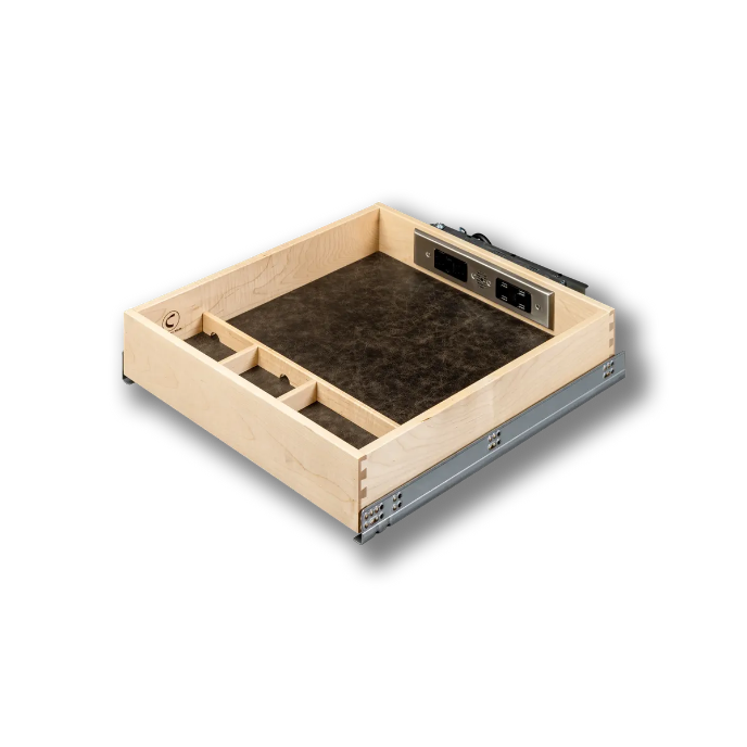 Century Components 19-1/2" Frameless Galaxy Charging Drawer AC/USB-A/USB-C - For 20" Cabinet Opening (GALMPCS190PF)