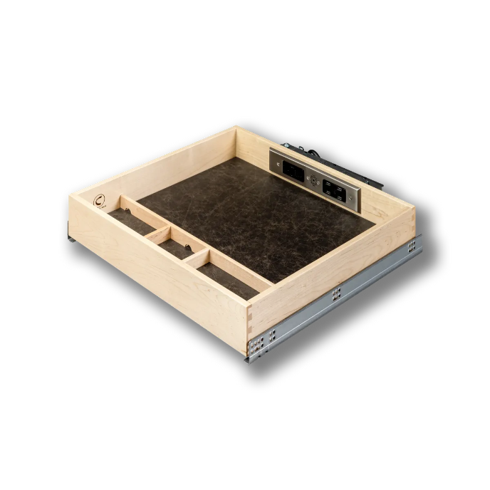 Century Components 22-1/2" Frameless Galaxy Charging Drawer AC/USB-A/USB-C - For 23" Cabinet Opening (GALMPCS220PF)