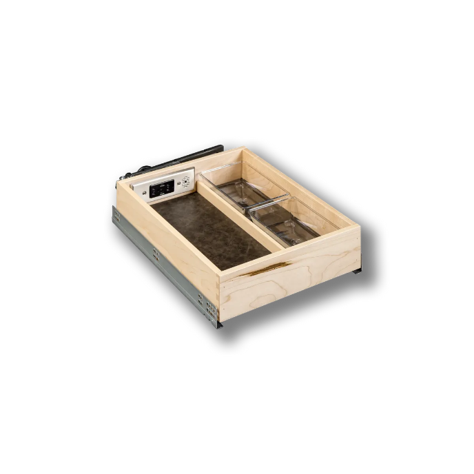Century Components 15" Vanity Face Frame Galaxy Charging Drawer AC/USB-A - For 15" Cabinet Opening (GALMPCS145PF-18)