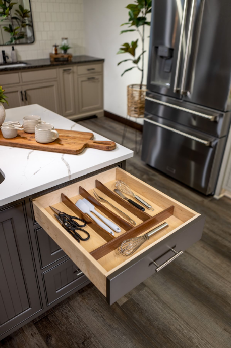 Century Components 18" Walnut Creek Series Utensil Tray Insert For 18 1/2" Cabinet Opening (WCCUT18PF)