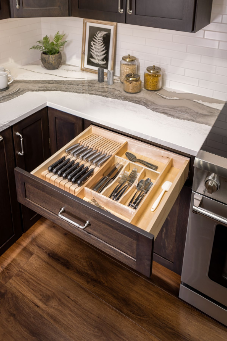 Century Components 9" The Wave Knife Block For 9 1/2" Cabinet Opening (WKB90PF)