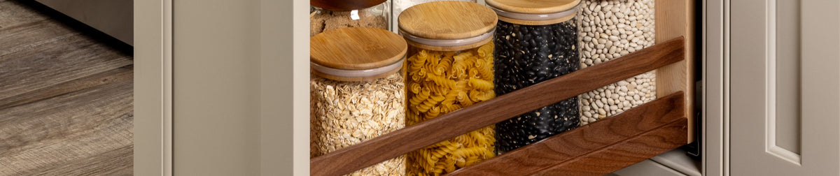Canister Organizers With Knife Block - Century Made Shop