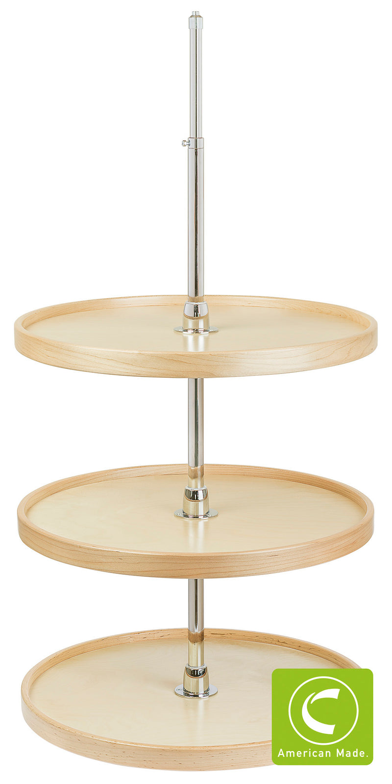 Century Components - Contender Series Three 19" Full Round Shelves  - CONSHO19FRPF